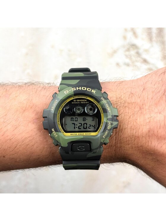 Casio Casio Hodinky DW-6900CMG-3ER Zelená