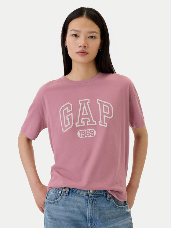 Gap Gap Majica 500012-03 Roza Oversize