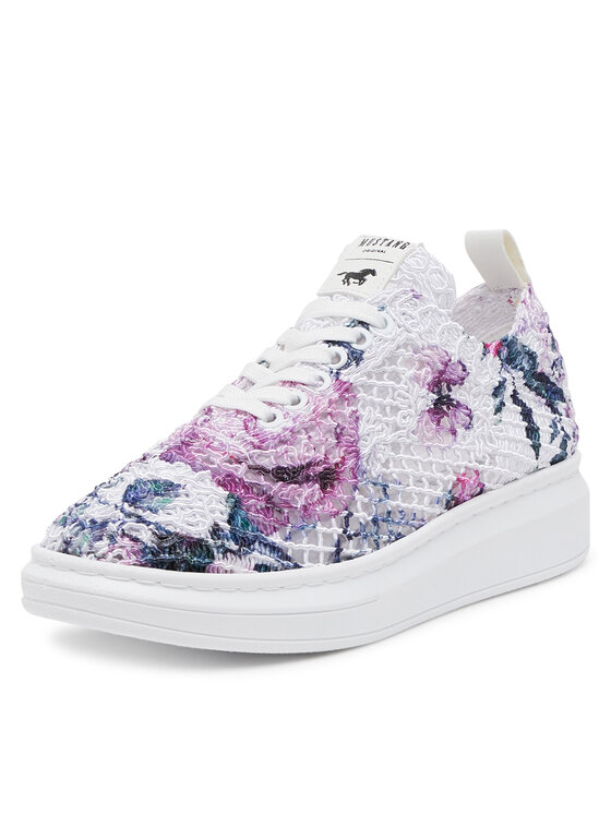 Mustang Mustang Sneakersy 1468-301 Biela