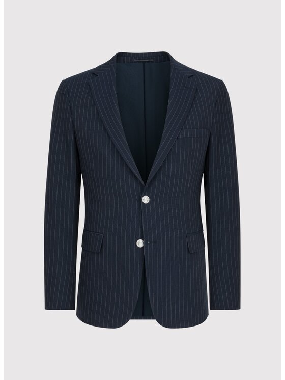 Pako Lorente Pako Lorente Marynarka P24WF-3X-025 Granatowy Slim Fit