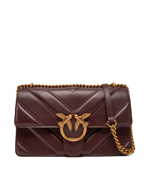 PINKO PINKO Τσάντα Love One Classic Light Dc PE 25 PLTT 104549 A26Z Μπορντό