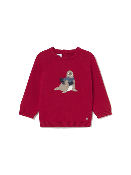 Mayoral Mayoral Maglione 2345 Rosso Regular Fit