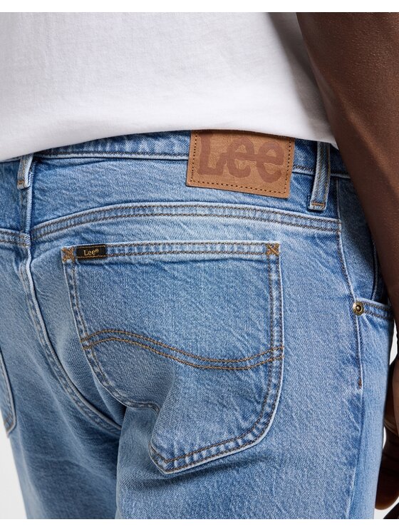 Lee Lee Jeansy RIDER Niebieski Slim Fit