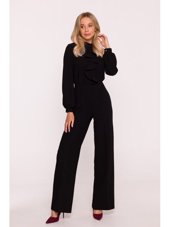 Stylove Stylove Kombinezon S420 Czarny A-Line Fit
