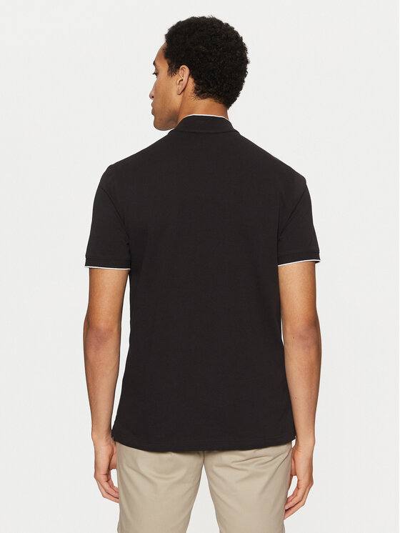 Calvin Klein Calvin Klein Поло K10K114139 Чорний Regular Fit