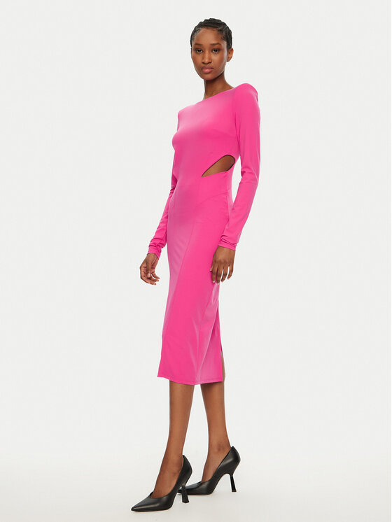 Patrizia Pepe Patrizia Pepe Sukienka koktajlowa 8A1454/J129-R846 Różowy Slim Fit