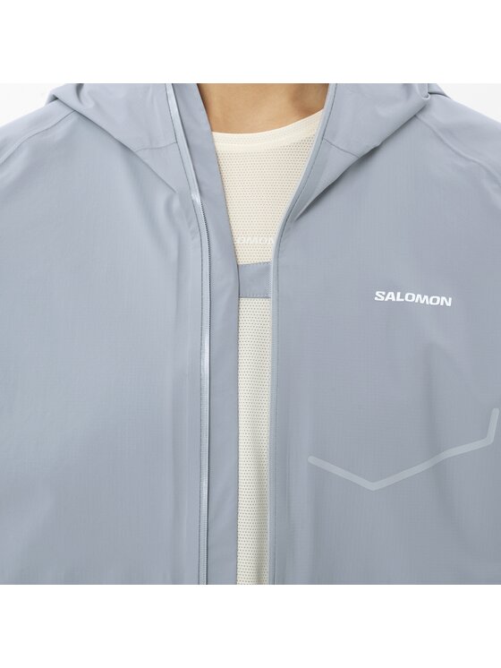 Salomon Salomon Kurtka przeciwdeszczowa BONATTI WATERPROOF W Niebieski jasny Regular Fit