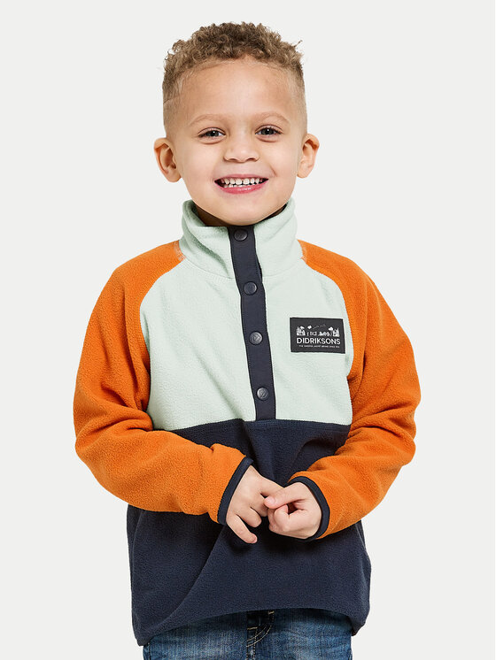 Didriksons Fleecová mikina Monte 505590 Tmavomodrá Regular Fit