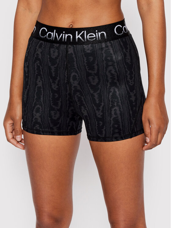 Calvin Klein Performance Športne kratke hlače 00GWS2S801 Črna Slim Fit