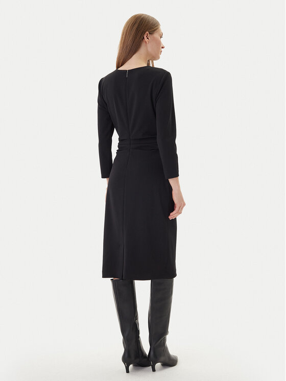 Calvin Klein Calvin Klein Koktejlové šaty LV044D062G Čierna Slim Fit