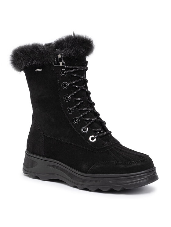 Geox Geox Polokozačky D Hosmos B Abx B D94AUB 00022 C9999 Černá