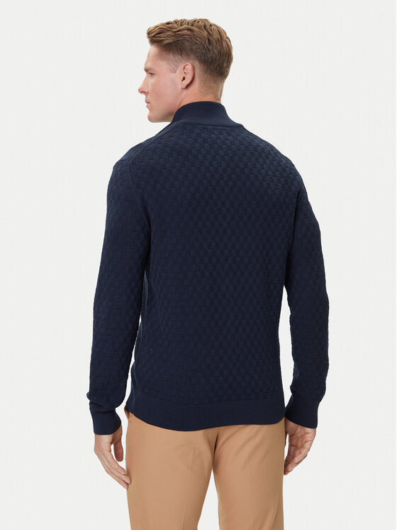 Gant Gant Strickjacke 8030263 Dunkelblau Regular Fit