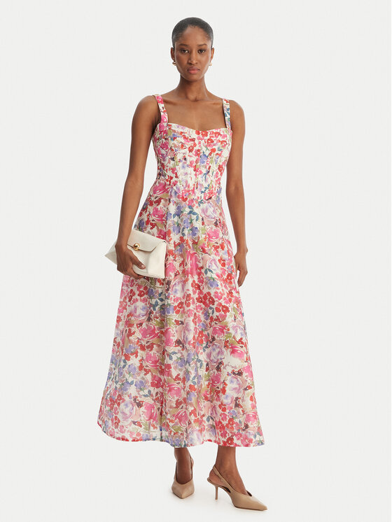 Bardot Bardot Коктейлна рокля Lilah 59825DB Цветен Slim Fit