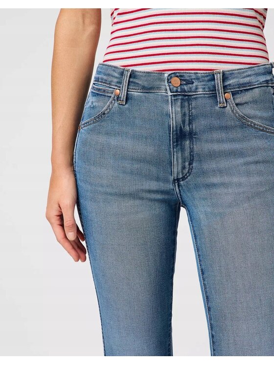 Wrangler Wrangler Jeansy Piper Niebieski Slim Fit