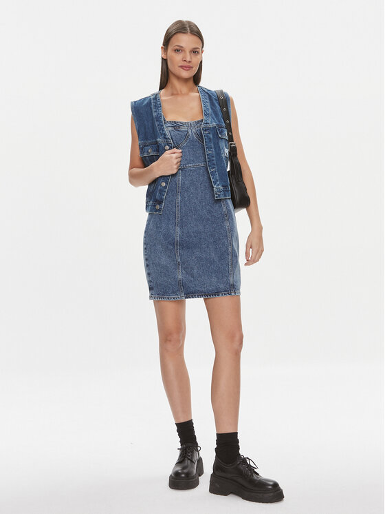 Tommy Jeans Tommy Jeans Farmer ruha DW0DW17054 Kék Slim Fit