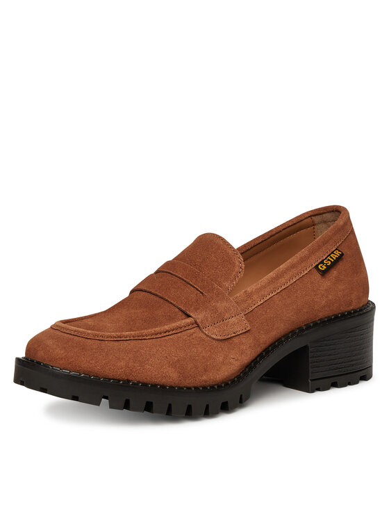 G-Star Raw G-Star Raw Loafersy WI34-JANELLE-01 Brązowy
