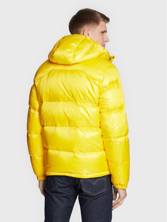 polo ralph lauren yellow puffer jacket