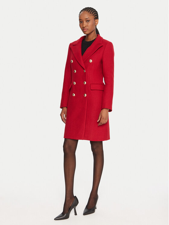 Rinascimento Rinascimento Wollmantel CFC0126209003 Rot Regular Fit