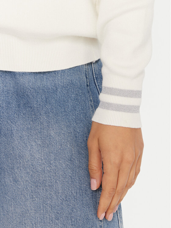 Guess Guess Πουλόβερ W5BR42 Z26I2 Εκρού Relaxed Fit