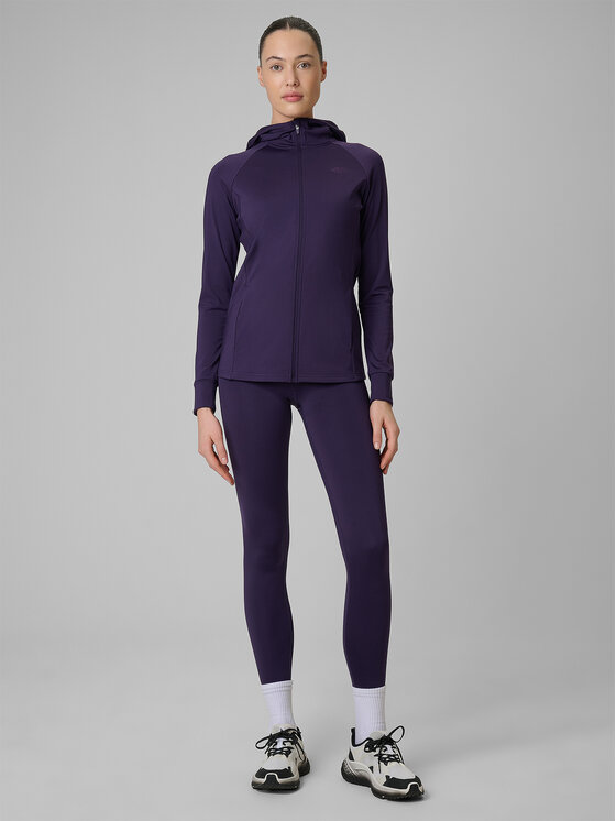 4F 4F Bluza MULTI ACTIVE Fioletowy Regular Fit