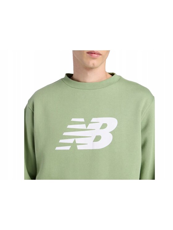 New Balance New Balance Bluza MT43905AAR Zielony Standard Fit