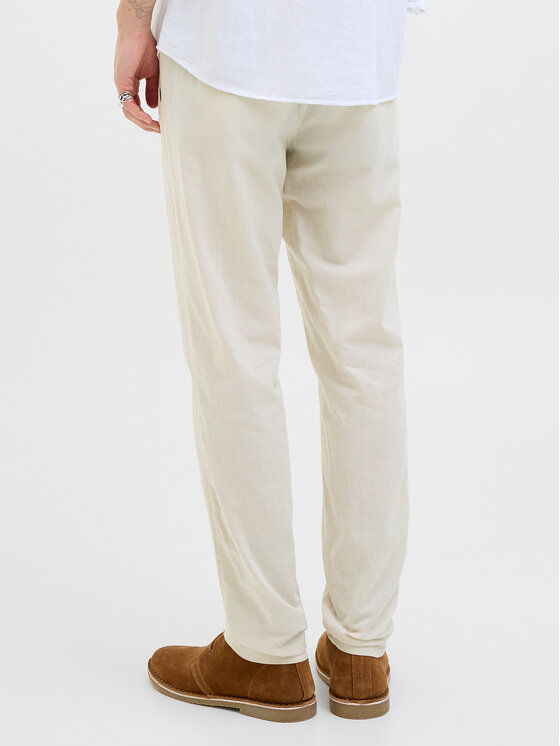 Jack & Jones Jack & Jones Chino nohavice Stace 12248604 Écru Tapered Fit