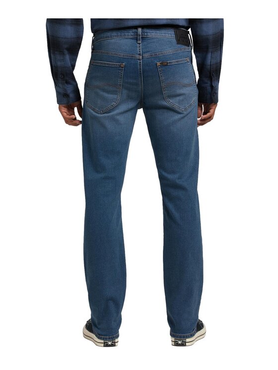 Lee Lee Jeansy DAREN ZIP FLY Niebieski Straight Fit