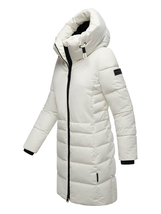 Navahoo Navahoo Kurtka zimowa Mondnebel Biały Regular Fit