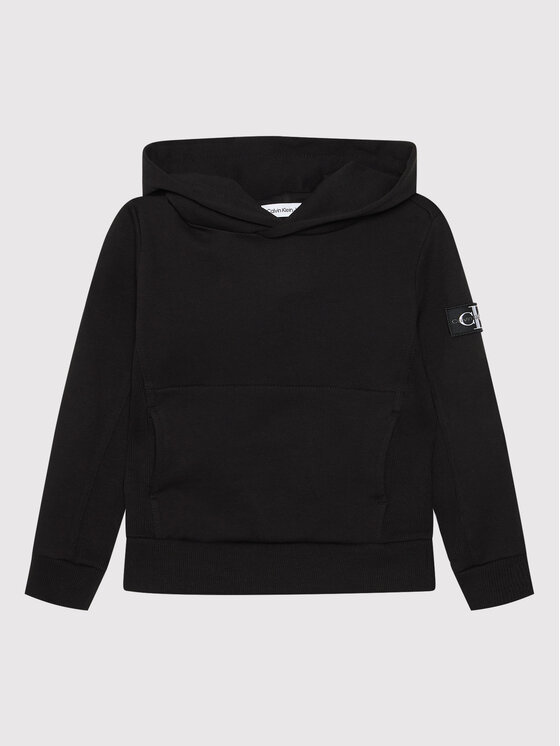 Calvin Klein Jeans Calvin Klein Jeans Sweatshirt Badge IB0IB01114 Schwarz Regular Fit