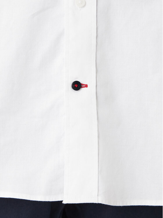 Tommy Hilfiger Tommy Hilfiger Koszula MW0MW40529 Biały Regular Fit