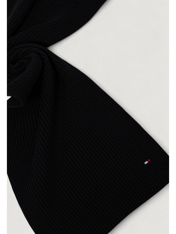 Tommy Hilfiger Tommy Hilfiger Set berretto e sciarpa TH FLAG BEANIE & SCARF GP Nero