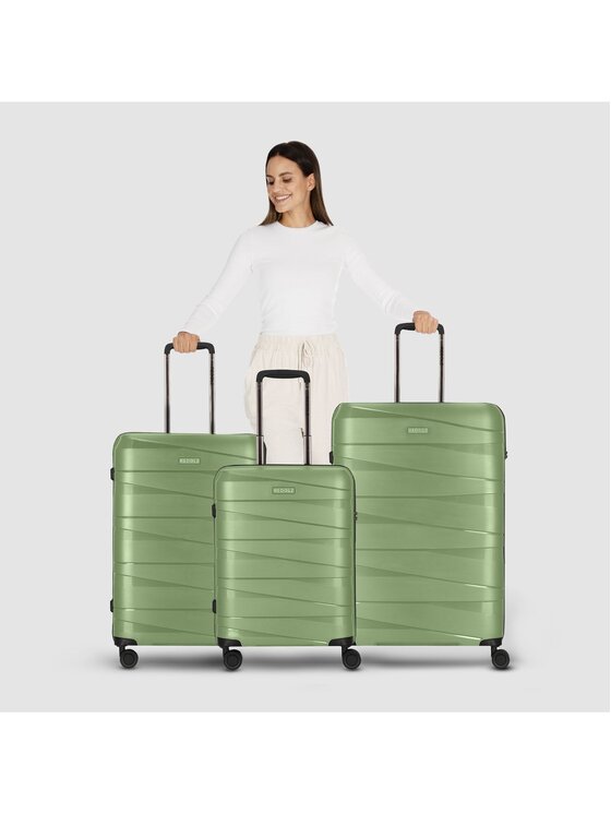Redolz Redolz Komplet walizek 286036 Zielony