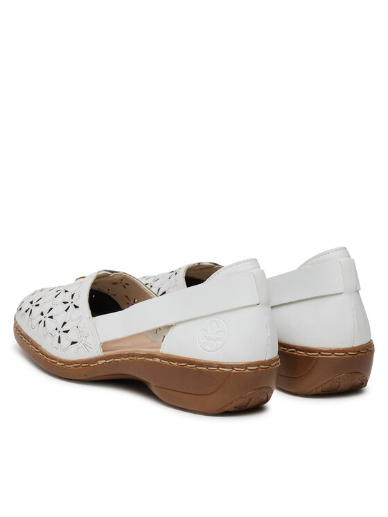 Rieker Rieker Pantofi 41356-80 Alb