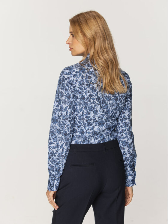 Willsoor Willsoor Koszula 61367 Niebieski Regular Fit