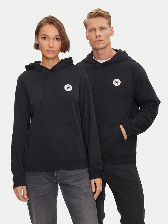 Converse Converse Μπλούζα Go-To Chuck Taylor 10026983-A01 Μαύρο Standard Fit
