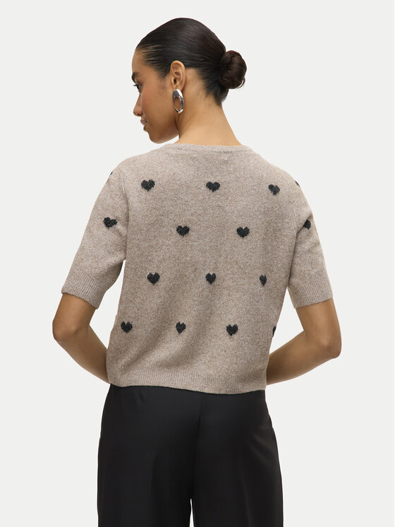 Vero Moda Vero Moda Kardigan Doffy 10330795 Beżowy Regular Fit