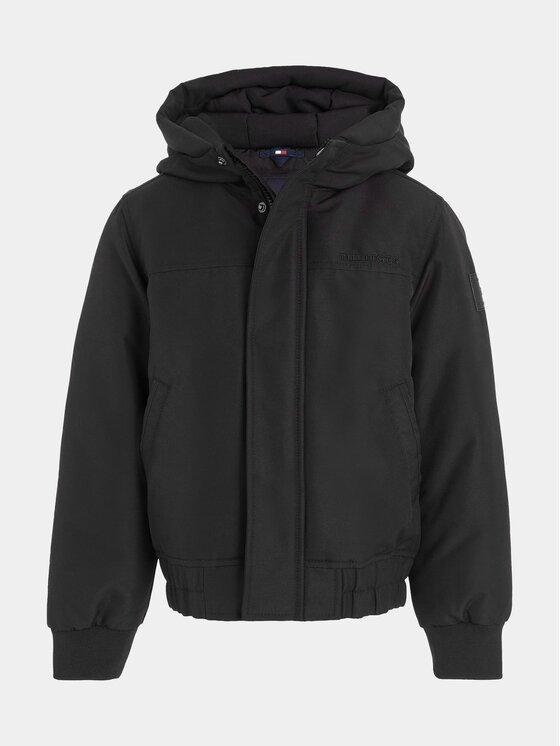 Tommy Hilfiger Tommy Hilfiger Μπουφάν μεταβατικό KB0KB08562 Μαύρο Regular Fit