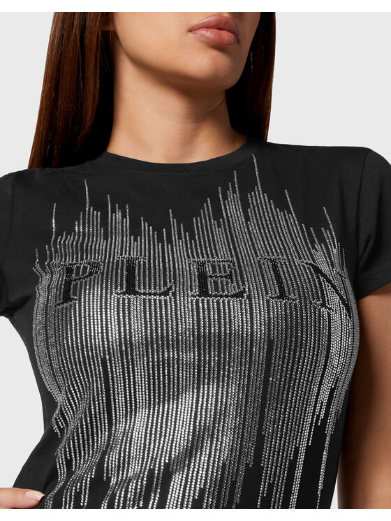PHILIPP PLEIN PHILIPP PLEIN T-Shirt 1265 Czarny Regular Fit