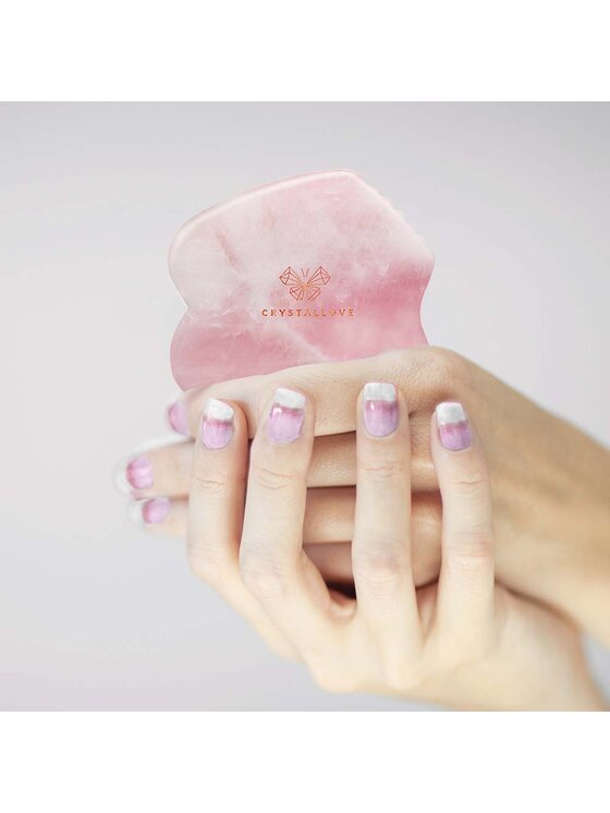 Crystallove Crystallove Kwarc różowy Kamień Gua Sha