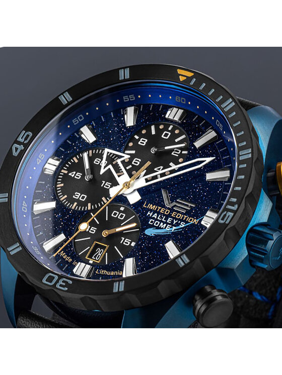 Vostok Europe Vostok Europe Zegarek 6S10-320E694B Niebieski