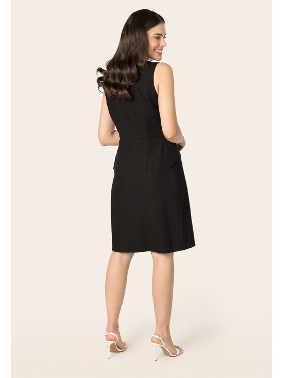 QUIOSQUE QUIOSQUE Letní šaty Quiosque 4UB001299 Černá Regular Fit