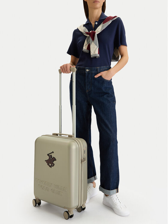 Beverly Hills Polo Club Valiză de cabină CEO-BHPC-S-003-08-BEIGE Bej