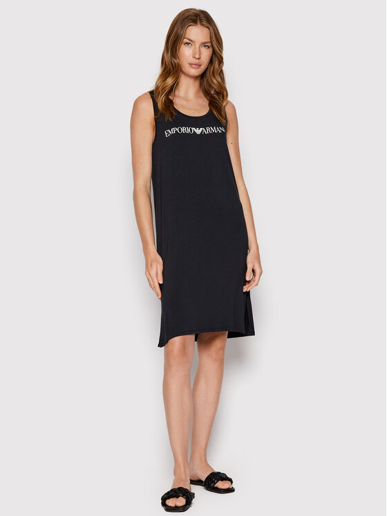 Emporio Armani Emporio Armani Letní šaty 262498 2R314 00020 Černá Relaxed Fit
