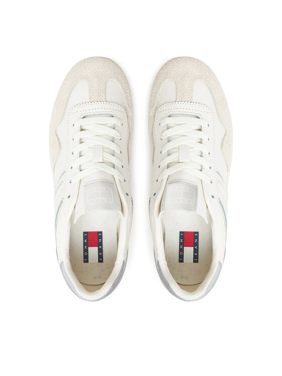 Tommy Jeans Tommy Jeans Laisvalaikio batai The Greenwich Flatform EN0EN02807 Balta