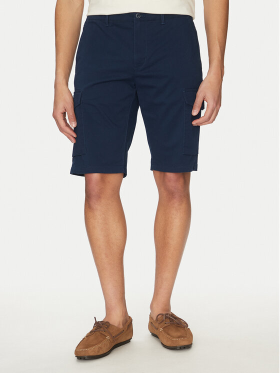 Tommy Hilfiger Tommy Hilfiger Szövet rövidnadrág John MW0MW31244 Sötétkék Regular Fit