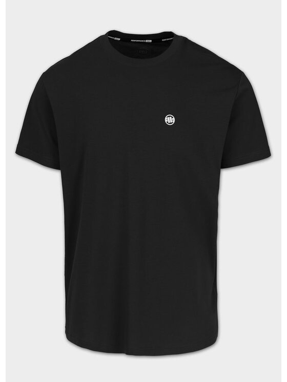 PITBULL PITBULL T-Shirt Koszulka męska Coolmax SCOTT M Czarny Regular Fit