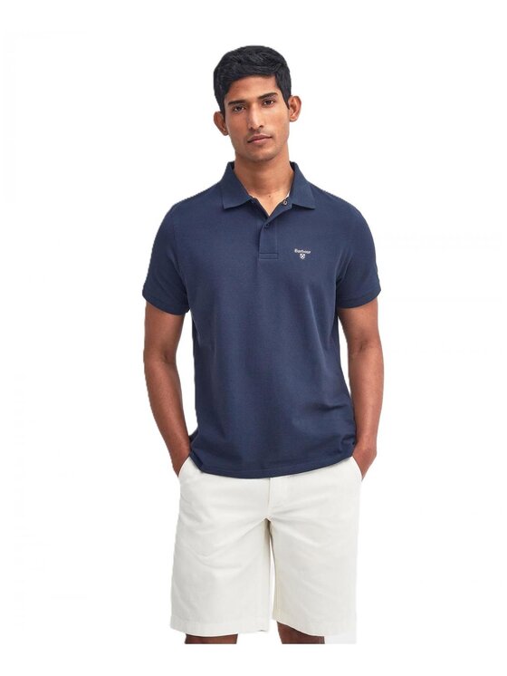 Barbour Barbour T-Shirt 251mmml1367-ny31 Niebieski Regular Fit