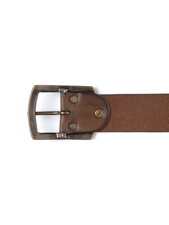 Mustang Mustang Pasek Męski BELT Brązowy