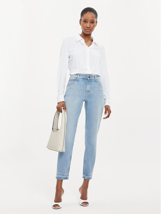 BOSS Boss Jeans hlače Jackie 50509294 Modra Slim Fit