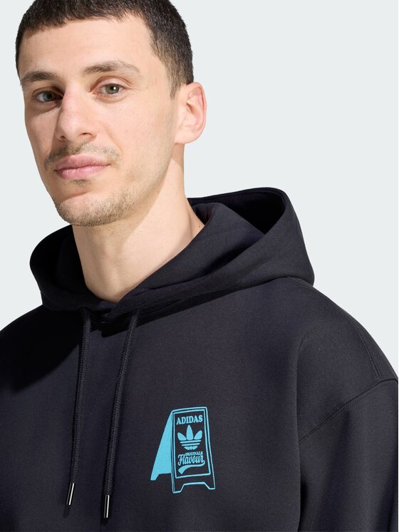 adidas adidas Bluza 171042 Czarny Loose Fit